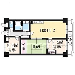 グランビュー嵐山 3LDKの間取図画像