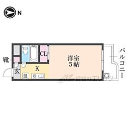 メゾン・ド・パプリカ 1Kの間取図画像