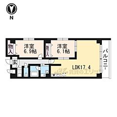 物件の間取り