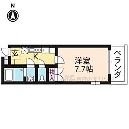 アンティックコタ 1Kの間取図画像