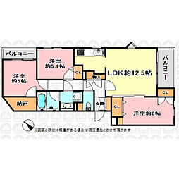 間取図画像 3LDK