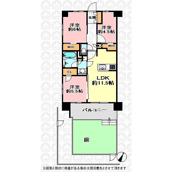 間取りを拡大表示