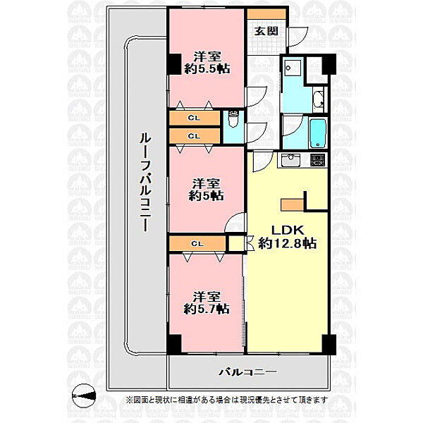 間取りを拡大表示