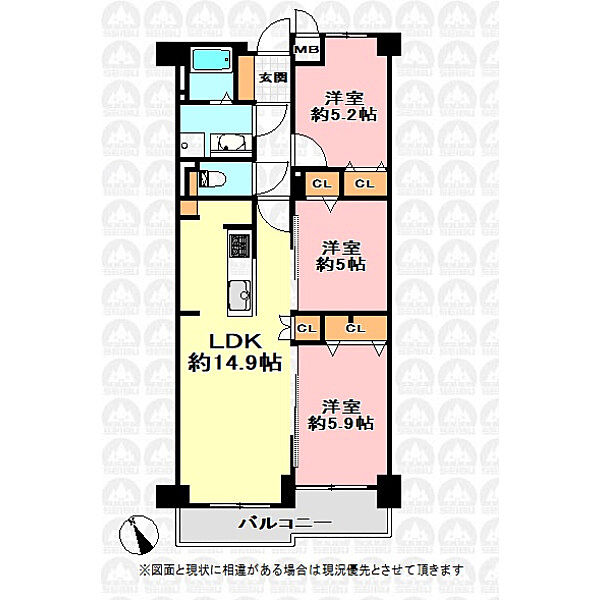間取りを拡大表示