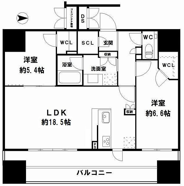 間取りを拡大表示