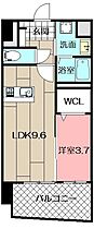 ＭＩＤ　ＴＥＲＲＡＣＥ 203 ｜ 福岡県北九州市小倉北区砂津3丁目（賃貸マンション1LDK・2階・35.60㎡） その2