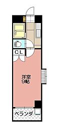 KMマンション八幡駅前 1Kの間取図画像