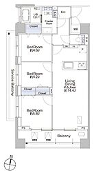 プロシード池上 3階