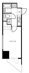 シンシア西早稲田 1Kの間取図画像
