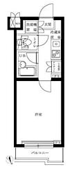 ルーブル荻窪伍番館 1Kの間取図画像