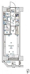 ヴォーガコルテ大島 1Kの間取図画像