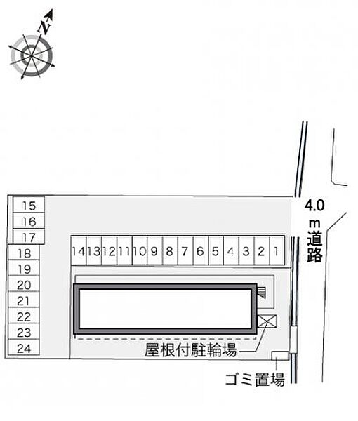 レオパレスＬａ　Ｖｉｓｔａ 103｜奈良県大和郡山市九条平野町(賃貸マンション1K・1階・23.18㎡)の写真 その22