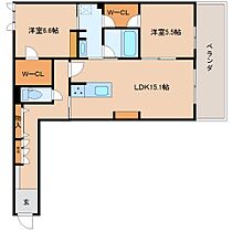 奈良県大和郡山市小泉町東1丁目（賃貸マンション2LDK・3階・74.46㎡） その2