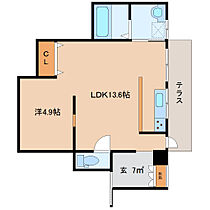 奈良県大和郡山市筒井町（賃貸マンション1LDK・1階・55.00㎡） その2