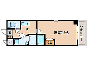 奈良県大和郡山市高田町（賃貸マンション1K・3階・22.60㎡） その2