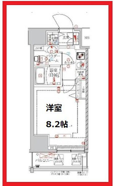 アルテシモ　クルセ ｜東京都台東区浅草6丁目(賃貸マンション1K・9階・25.06㎡)の写真 その2