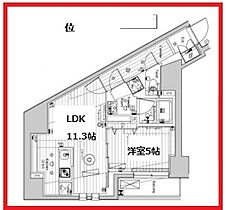 ユリカロゼ東向島  ｜ 東京都墨田区東向島6丁目（賃貸マンション1LDK・4階・43.29㎡） その2