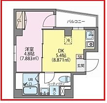 モカ 1001 ｜ 東京都荒川区南千住2丁目（賃貸マンション1DK・10階・24.50㎡） その2