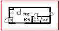 アヤセ2124階7.4万円