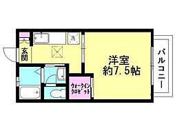 間取図画像 1K