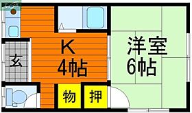 岡山県岡山市北区下伊福1丁目（賃貸一戸建1K・1階・23.18㎡） その2