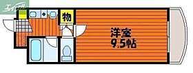 岡山県岡山市北区津島西坂2丁目（賃貸マンション1K・4階・24.90㎡） その2