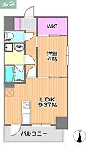 岡山県岡山市北区富田町2丁目（賃貸マンション1LDK・12階・36.72㎡） その2