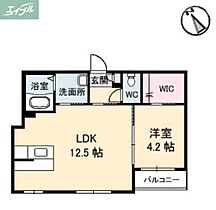 岡山県岡山市北区西崎2丁目（賃貸アパート1LDK・1階・40.69㎡） その2