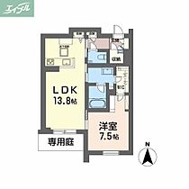 岡山県岡山市北区上中野1丁目（賃貸マンション1LDK・1階・51.85㎡） その2