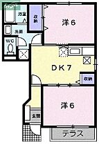 岡山県岡山市北区花尻みどり町8-101（賃貸アパート2DK・1階・44.34㎡） その2