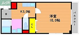 岡山県岡山市北区大和町1丁目1-51-1（賃貸マンション1K・4階・31.51㎡） その2