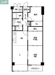 JR山陽本線 岡山駅 バス8分 大学病院筋下車 徒歩2分 8階/-