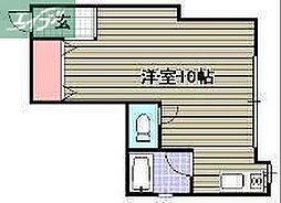 オレンジビル 1Kの間取図画像