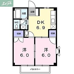 JR津山線 法界院駅 徒歩9分 2階/-