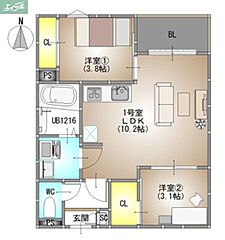 物件の間取り