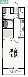 VerdeDaiku 1Kの間取図画像