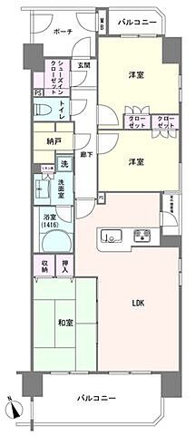 間取り モアグランデ府中 3階/-