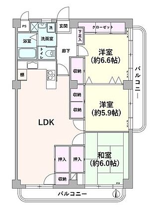 【間取図】