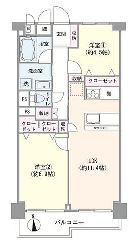 【間取図】