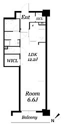 ロイヤルパークス千種 1LDKの間取図画像