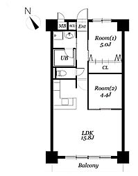 ROSE TOWER元今泉 2階