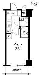 KTファースト 1Kの間取図画像