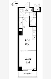 CLASSYOTSUYA 1LDKの間取図画像