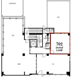 フロンティア大通西の間取図画像