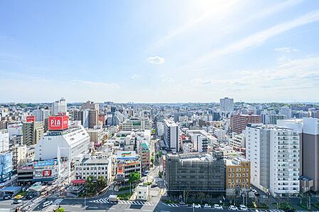 18階から望む、開放的なパノラマ眺望
