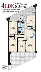 間取図画像 4LDK