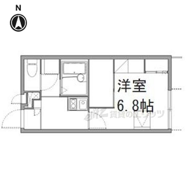 レオパレス嵯峨野 108｜京都府京都市右京区嵯峨野六反田町(賃貸アパート1K・1階・20.28㎡)の写真 その2