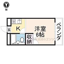 福井マンション 201 ｜ 京都府向日市寺戸町小畑（賃貸マンション1K・2階・18.99㎡） その1