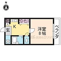 京都府京都市右京区西院矢掛町（賃貸マンション1K・2階・22.55㎡） その2