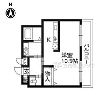 パーシモンヒル田原 102 ｜ 京都府京都市西京区大枝沓掛町（賃貸マンション1K・1階・36.64㎡） その2